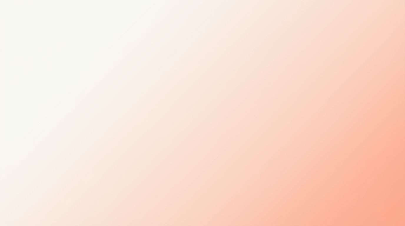 Warm gradient image representing visibility and momentum in hiring communication