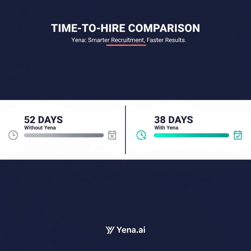 Time-to-Hire-Vergleich: Mit vs. ohne Gehaltsangabe — 52 Tage vs. 38 Tage