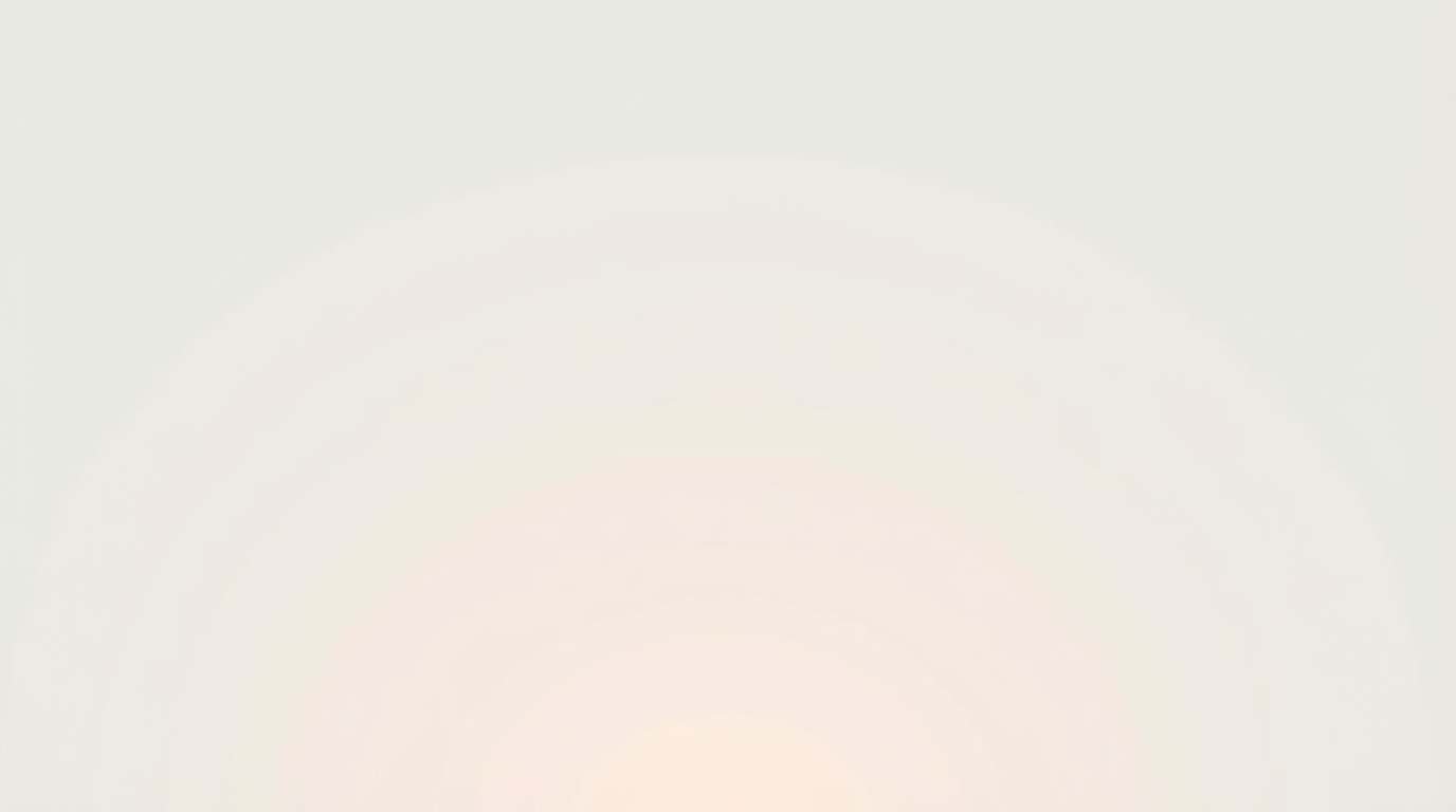 Warm gradient abstract image representing data-driven recruitment decisions