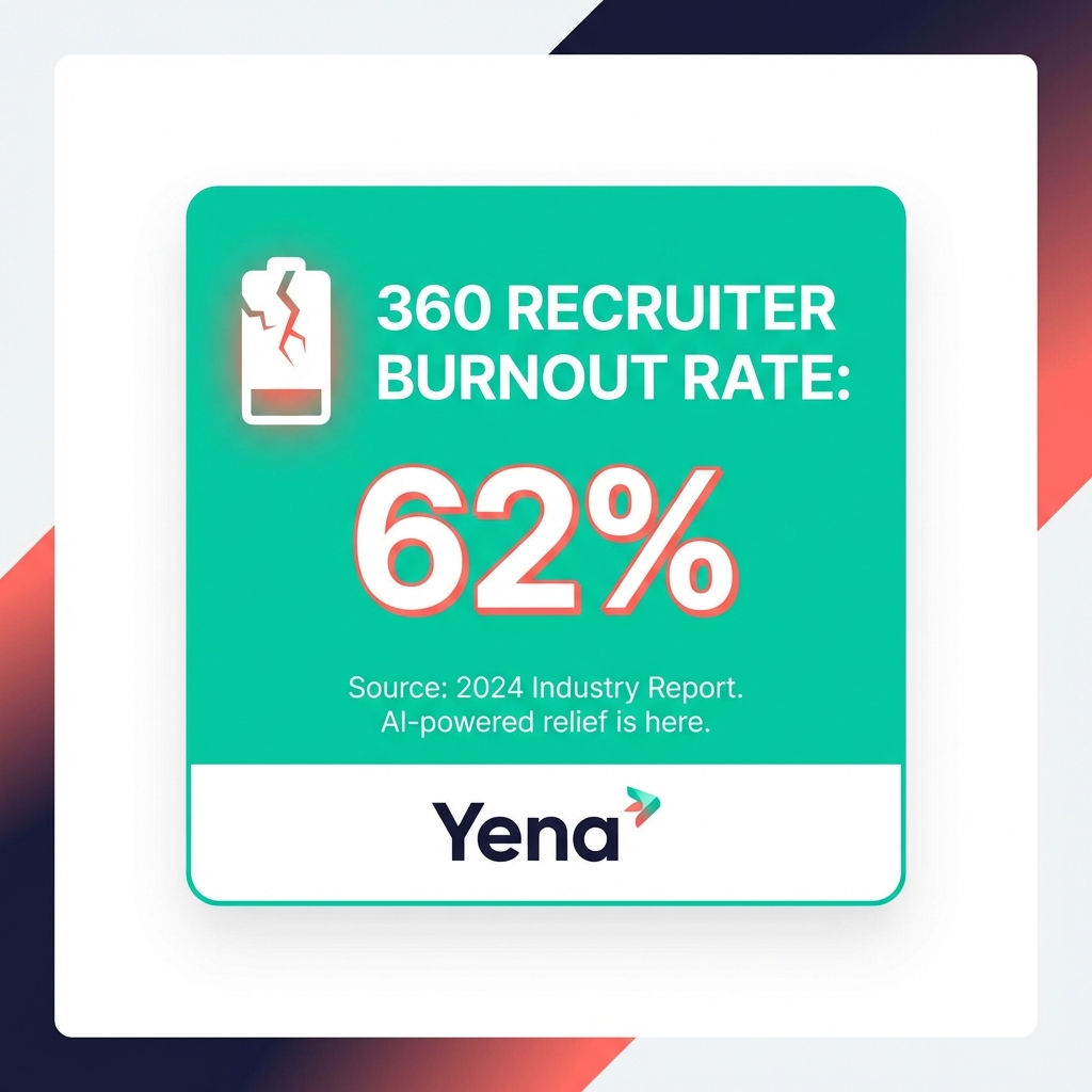 Stat card: 62% Burnout Rate