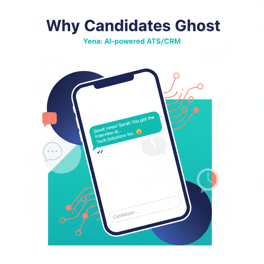 Recruiter message left on read — the candidate ghosting epidemic