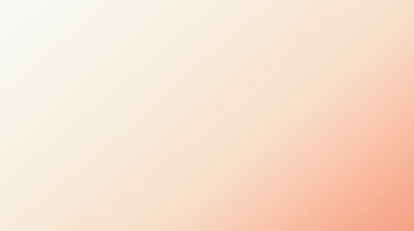 Soft warm gradient background for the travel agent paradox article on AI disruption in recruitment